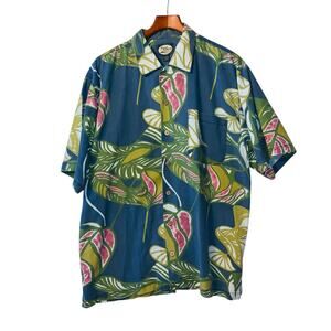 Tommy Bahama camp shirt vintage size L